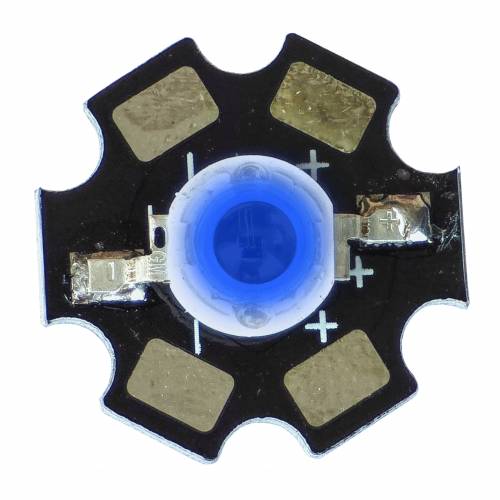DIODA POWER LED 3W EPILEDS UV 365-370nm 45mil na PCB